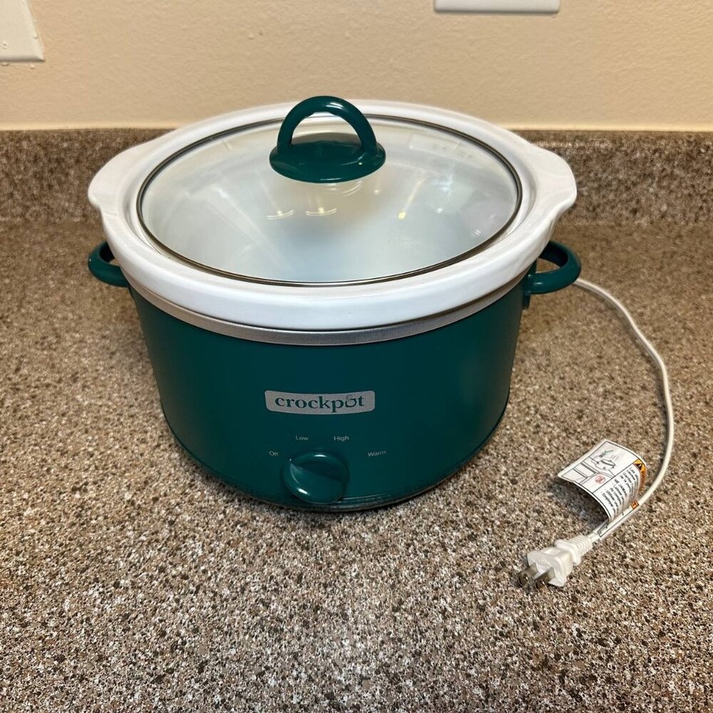 Crock-Pot® Manual Design Series 4.5 Quart Slow Cooker, Ponderosa Green (Gently U